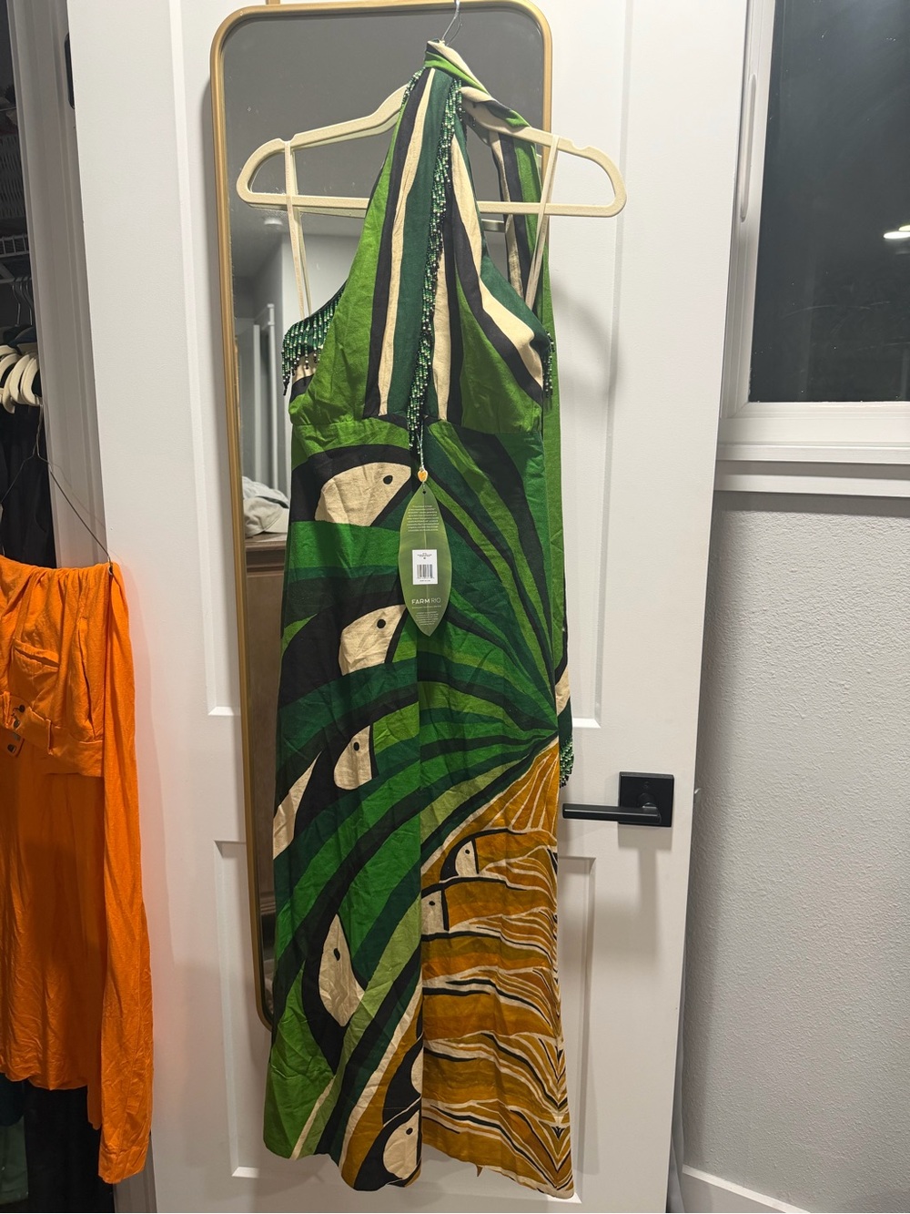NWT Toucan Green Maxi Dress